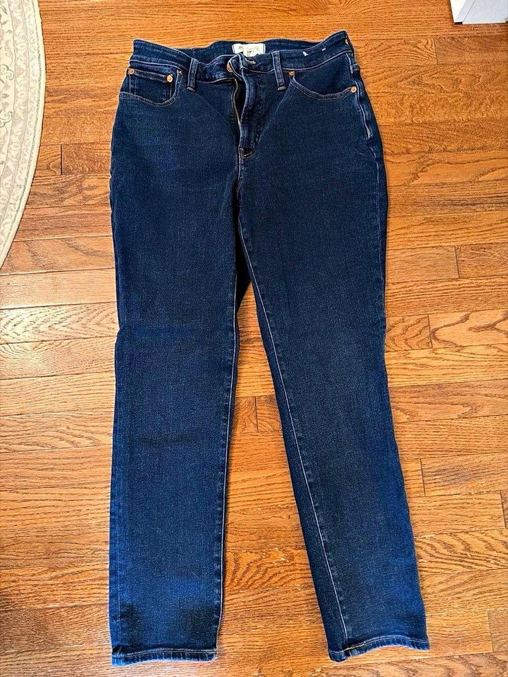 Madewell The Curvy Perfect Vintage Jean Skinny Jeans Blue Waist 30 Like New